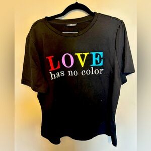 SHEIN Love Has No Colour T Shirt